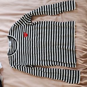 Comme des Garcons long sleeve stripe tee